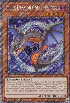Black Dragon Collapserpent (V.1 - Platinum Secret Rare) - Quarter Century Stampede (Platinum Secret Rare) [RA04-204]