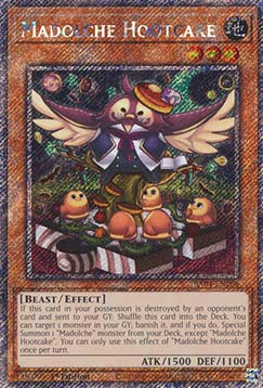Madolche Hootcake (V.1 - Platinum Secret Rare) - Quarter Century Stampede (Platinum Secret Rare) [RA04-206]