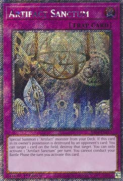 Artifact Sanctum (V.1 - Platinum Secret Rare) - Quarter Century Stampede (Platinum Secret Rare) [RA04-217]