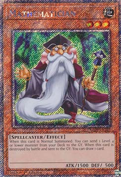 Mathematician (V.1 - Platinum Secret Rare) - Quarter Century Stampede (Platinum Secret Rare) [RA04-223]