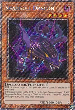 Shaddoll Dragon (V.1 - Platinum Secret Rare) - Quarter Century Stampede (Platinum Secret Rare) [RA04-228]