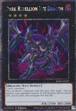 Dark Rebellion Xyz Dragon (V.1 - Platinum Secret Rare) - Quarter Century Stampede (Platinum Secret Rare) [RA04-237]