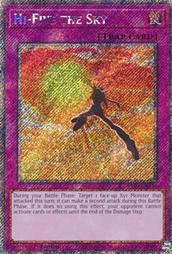 Hi-Five the Sky (V.1 - Platinum Secret Rare) - Quarter Century Stampede (Platinum Secret Rare) [RA04-239]