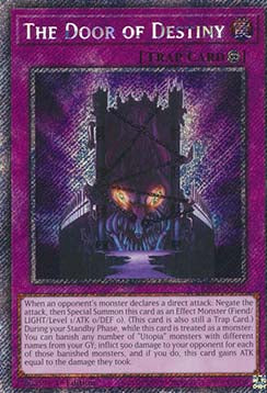 The Door of Destiny (V.1 - Platinum Secret Rare) - Quarter Century Stampede (Platinum Secret Rare) [RA04-240]