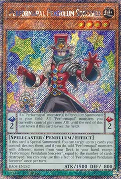 Performapal Pendulum Sorcerer (V.1 - Platinum Secret Rare) - Quarter Century Stampede (Platinum Secret Rare) [RA04-242]
