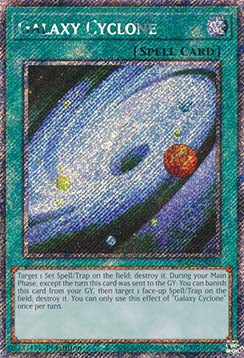 Galaxy Cyclone (V.1 - Platinum Secret Rare) - Quarter Century Stampede (Platinum Secret Rare) [RA04-250]