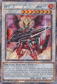 Ignister Prominence, the Blasting Dracoslayer (V.1 - Platinum Secret Rare) - Quarter Century Stampede (Platinum Secret Rare) [RA04-253]
