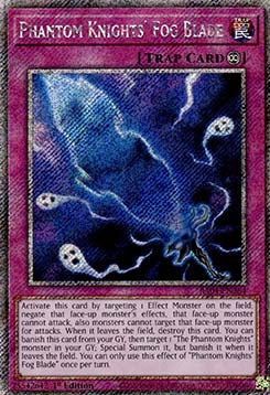 Phantom Knights' Fog Blade (V.1 - Platinum Secret Rare) - Quarter Century Stampede (Platinum Secret Rare) [RA04-264]