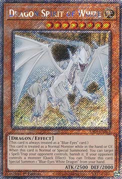 Dragon Spirit of White (V.1 - Platinum Secret Rare) - Quarter Century Stampede (Platinum Secret Rare) [RA04-265]