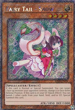 Fairy Tail - Snow (V.1 - Platinum Secret Rare) - Quarter Century Stampede (Platinum Secret Rare) [RA04-269]