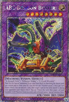 ABC-Dragon Buster (V.1 - Platinum Secret Rare) - Quarter Century Stampede (Platinum Secret Rare) [RA04-271]