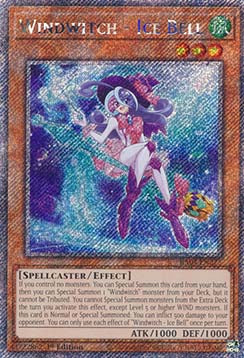 Windwitch - Ice Bell (V.1 - Platinum Secret Rare) - Quarter Century Stampede (Platinum Secret Rare) [RA04-273]