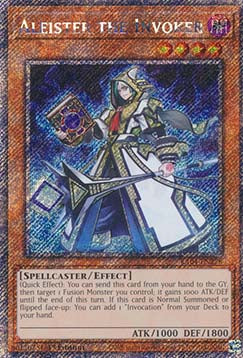 Aleister the Invoker (V.8 - Platinum Secret Rare) - Quarter Century Stampede (Platinum Secret Rare) [RA04-278]