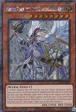 Master Peace, the True Dracoslaying King (V.1 - Platinum Secret Rare) - Quarter Century Stampede (Platinum Secret Rare) [RA04-283]