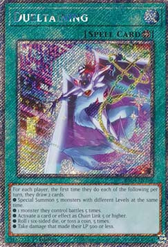Dueltaining (V.1 - Platinum Secret Rare) - Quarter Century Stampede (Platinum Secret Rare) [RA04-286]