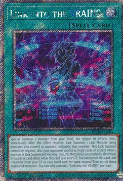 Link into the VRAINS! (V.1 - Platinum Secret Rare) - Quarter Century Stampede (Platinum Secret Rare) [RA04-294]
