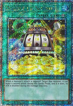 Double or Nothing! (V.2 - Quarter Century Secret Rare) - Quarter Century Stampede (Quarter Century Secret Rare) [RA04-156]