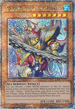 Mermail Abyssmegalo (V.2 - Quarter Century Secret Rare) - Quarter Century Stampede (Quarter Century Secret Rare) [RA04-191]