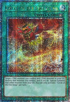 Circle of the Fire Kings (V.2 - Quarter Century Secret Rare) - Quarter Century Stampede (Quarter Century Secret Rare) [RA04-195]