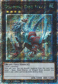 Diamond Dire Wolf (V.2 - Quarter Century Secret Rare) - Quarter Century Stampede (Quarter Century Secret Rare) [RA04-200]