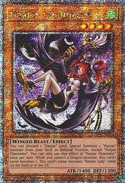 Harpie Channeler (V.2 - Quarter Century Secret Rare) - Quarter Century Stampede (Quarter Century Secret Rare) [RA04-207]