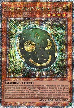 Chronomaly Nebra Disk (V.2 - Quarter Century Secret Rare) - Quarter Century Stampede (Quarter Century Secret Rare) [RA04-213]