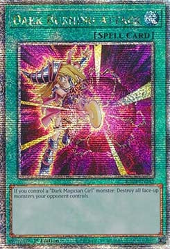 Dark Burning Attack (V.2 - Quarter Century Secret Rare) - Quarter Century Stampede (Quarter Century Secret Rare) [RA04-245]