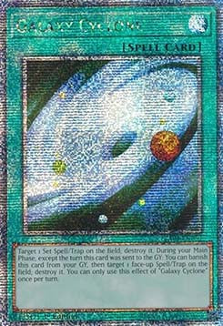 Galaxy Cyclone (V.2 - Quarter Century Secret Rare) - Quarter Century Stampede (Quarter Century Secret Rare) [RA04-250]