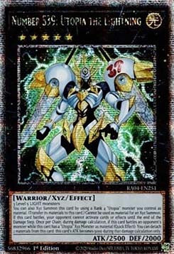 Number S39: Utopia the Lightning (V.2 - Quarter Century Secret Rare) - Quarter Century Stampede (Quarter Century Secret Rare) [RA04-251]