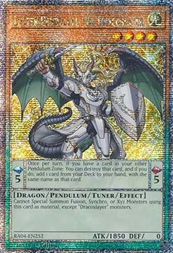 Luster Pendulum, the Dracoslayer (V.2 - Quarter Century Secret Rare) - Quarter Century Stampede (Quarter Century Secret Rare) [RA04-252]