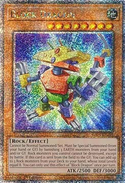 Block Dragon (V.2 - Quarter Century Secret Rare) - Quarter Century Stampede (Quarter Century Secret Rare) [RA04-268]