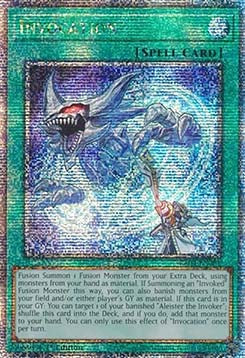 Invocation (V.2 - Quarter Century Secret Rare) - Quarter Century Stampede (Quarter Century Secret Rare) [RA04-281]