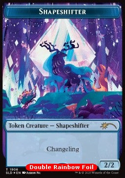 Shapeshifter Token (Blue 2/2) (V.1) - Secret Lair Commander Deck: Everyone's Invited! (Token) [SLDEI-1906]