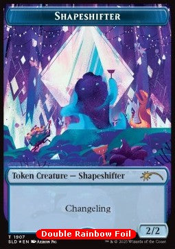 Shapeshifter Token (Blue 2/2) (V.2) - Secret Lair Commander Deck: Everyone's Invited! (Token) [SLDEI-1907]