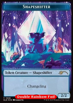 Shapeshifter Token (Blue 2/2) (V.3) - Secret Lair Commander Deck: Everyone's Invited! (Token) [SLDEI-1908]
