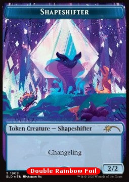 Shapeshifter Token (Blue 2/2) (V.4) - Secret Lair Commander Deck: Everyone's Invited! (Token) [SLDEI-1909]