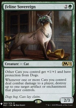 Feline Sovereign - Secret Lair Commander Deck: Everyone's Invited! (Rare)