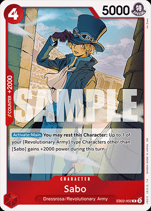 Sabo (EB02-002) - Anime 25th Collection (Rare) [EB02-002]