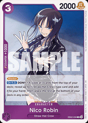 Nico Robin (EB02-036) (V.1) - Anime 25th Collection (Rare) [EB02-036]
