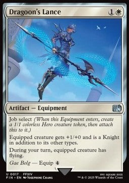 Dragoon's Lance - Magic: The Gathering - FINAL FANTASY (Uncommon) [FIN-17]