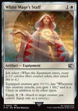 White Mage's Staff - Magic: The Gathering - FINAL FANTASY (Common) [FIN-42]