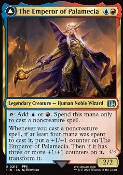 The Emperor of Palamecia // The Lord Master of Hell - Magic: The Gathering - FINAL FANTASY (Uncommon) [FIN-219]