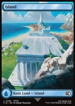 Island (V.3) - Magic: The Gathering - FINAL FANTASY (Land) [FIN-299]
