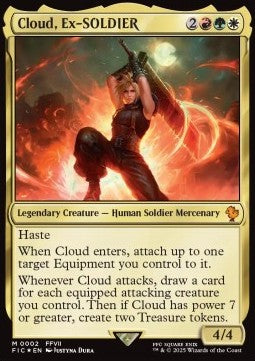 Cloud, Ex-SOLDIER - Commander: Magic: The Gathering - FINAL FANTASY (Mythic) [FIC-2]
