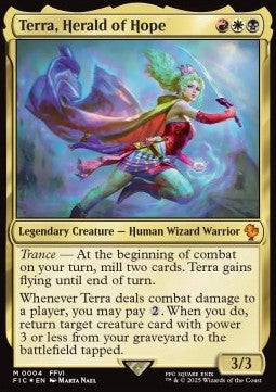 Terra, Herald of Hope - Commander: Magic: The Gathering - FINAL FANTASY (Mythic) [FIC-4]