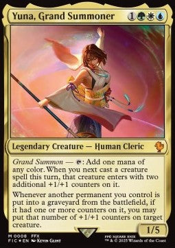 Yuna, Grand Summoner - Commander: Magic: The Gathering - FINAL FANTASY (Mythic) [FIC-8]