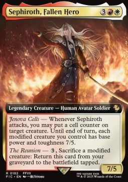 Sephiroth, Fallen Hero - Commander: Magic: The Gathering - FINAL FANTASY: Extras (Rare) [XFIC-182]