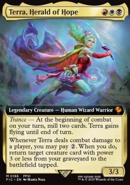 Terra, Herald of Hope (V.1) - Commander: Magic: The Gathering - FINAL FANTASY: Extras (Mythic) [XFIC-186]