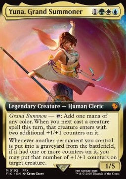 Yuna, Grand Summoner (V.1) - Commander: Magic: The Gathering - FINAL FANTASY: Extras (Mythic) [XFIC-192]