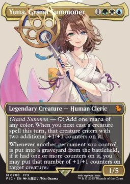 Yuna, Grand Summoner (V.2) - Commander: Magic: The Gathering - FINAL FANTASY: Extras (Mythic) [XFIC-208]